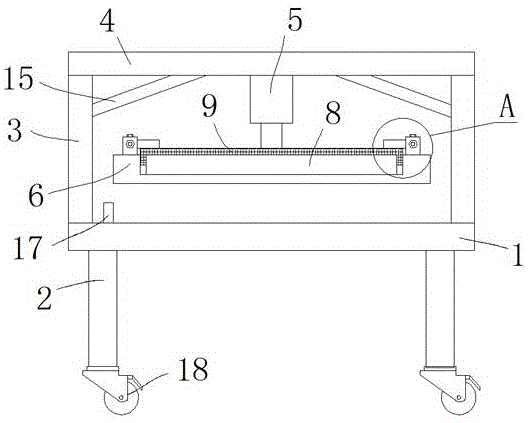 一种瓦楞纸板自生产用热压装置的制作方法