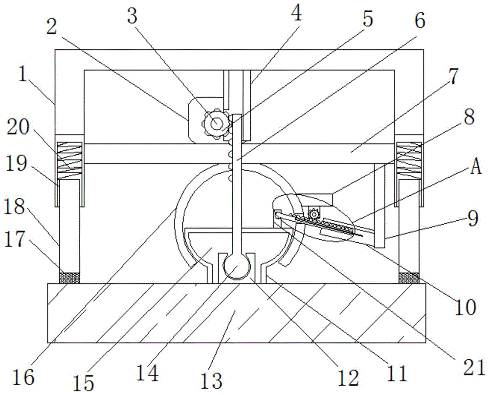 灯光分布可调结构的制作方法