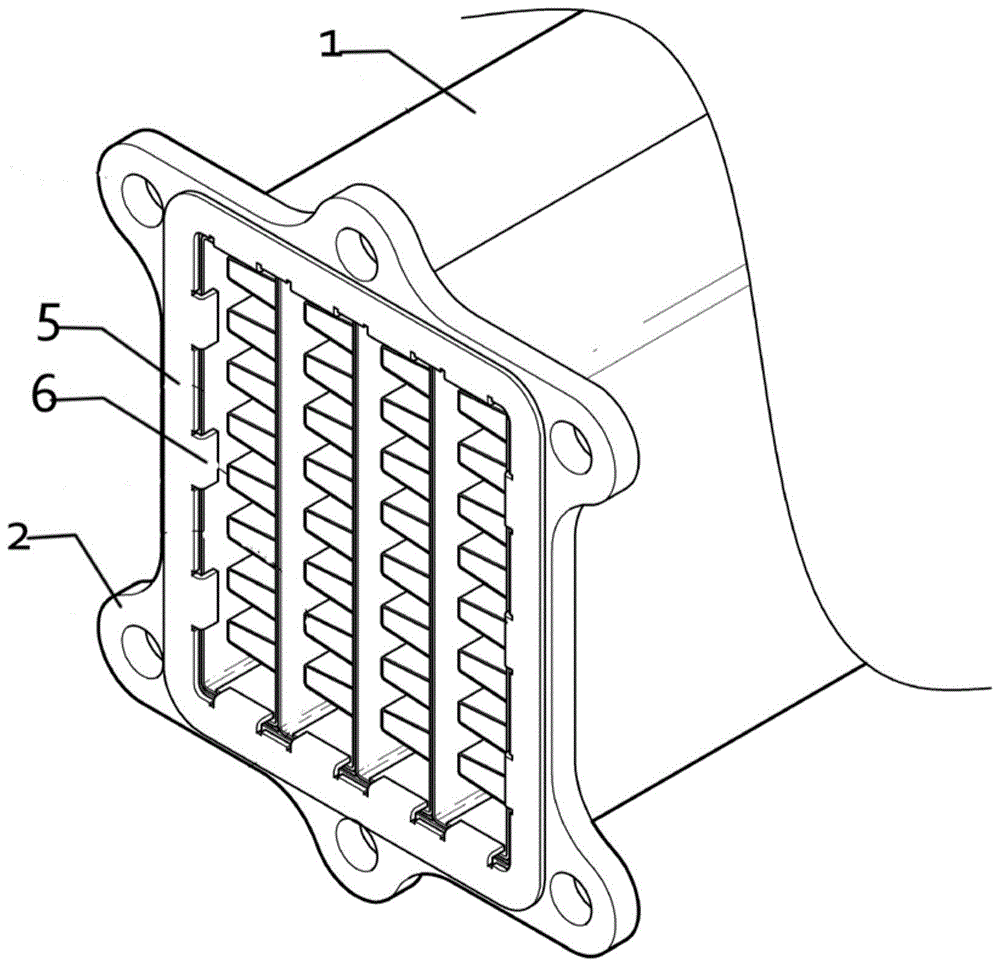 一种EGR冷却器的管芯体固定结构的制作方法