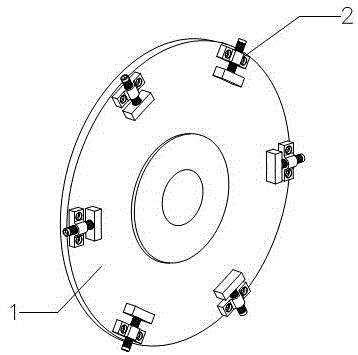 钢球研磨机转动砂轮夹持装置的制作方法