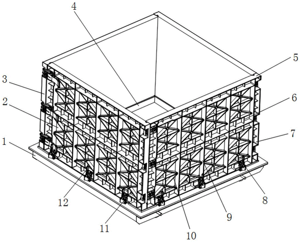 新型EMAS单元体浇注模具的制作方法