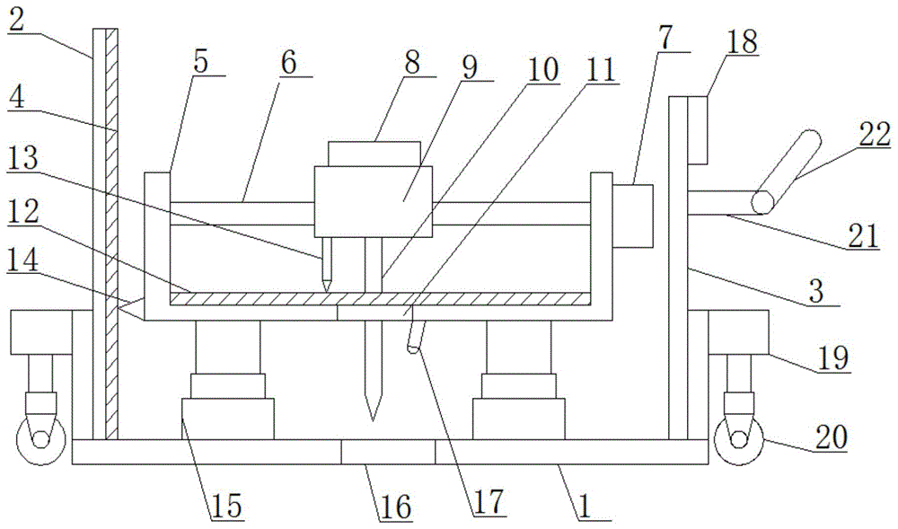 一种建筑屋顶钻孔用辅助装置的制作方法