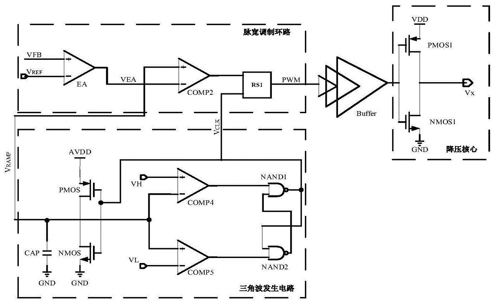一种应用于高效率DC-DC转换器的自适应调制模式切换电路的制作方法