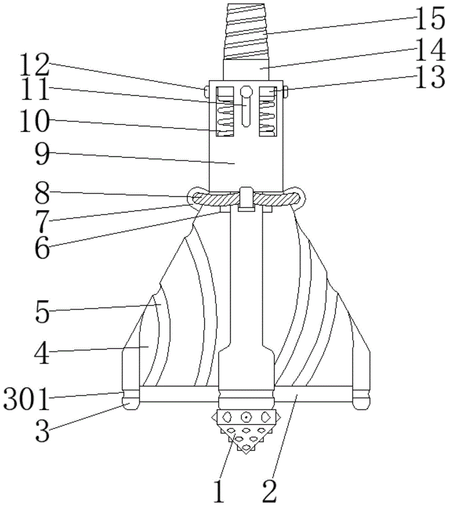 一种土建工程桩基钻头的制作方法