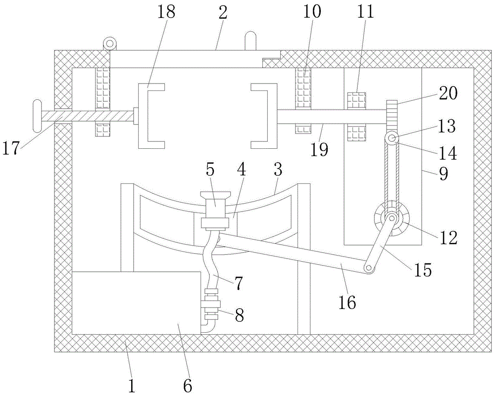 一种矿井用水泵外表高效喷涂设备的制作方法