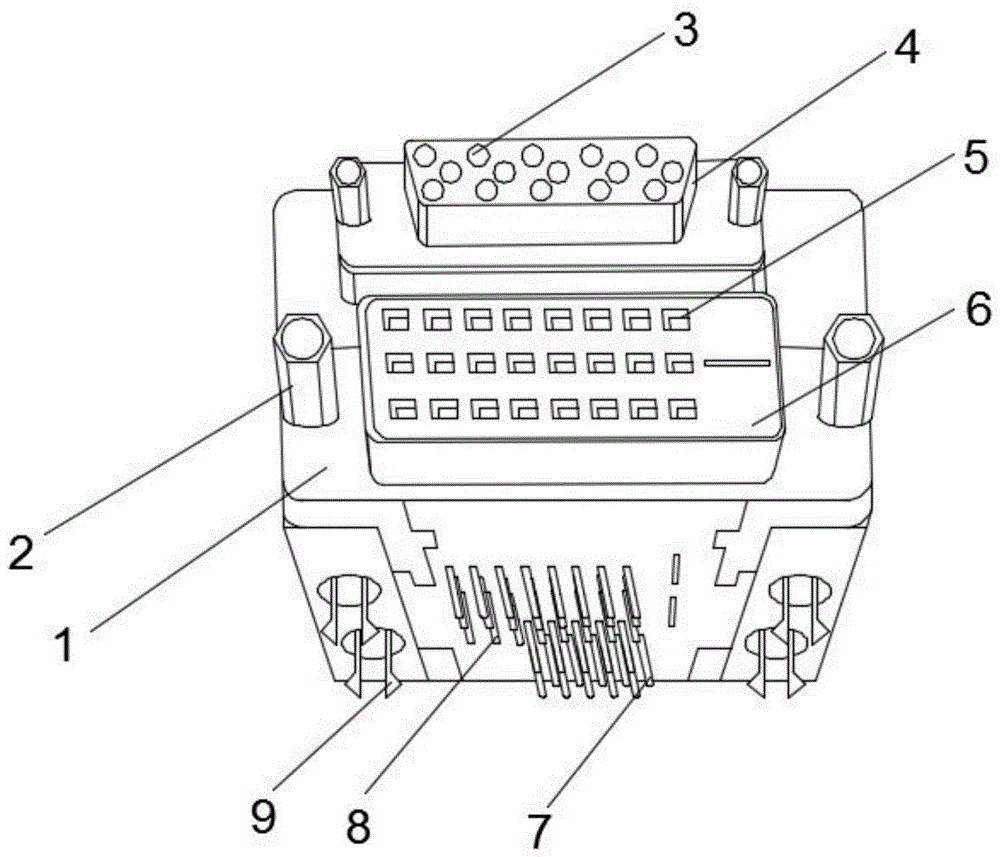 一种双层电脑连接器插座的制作方法
