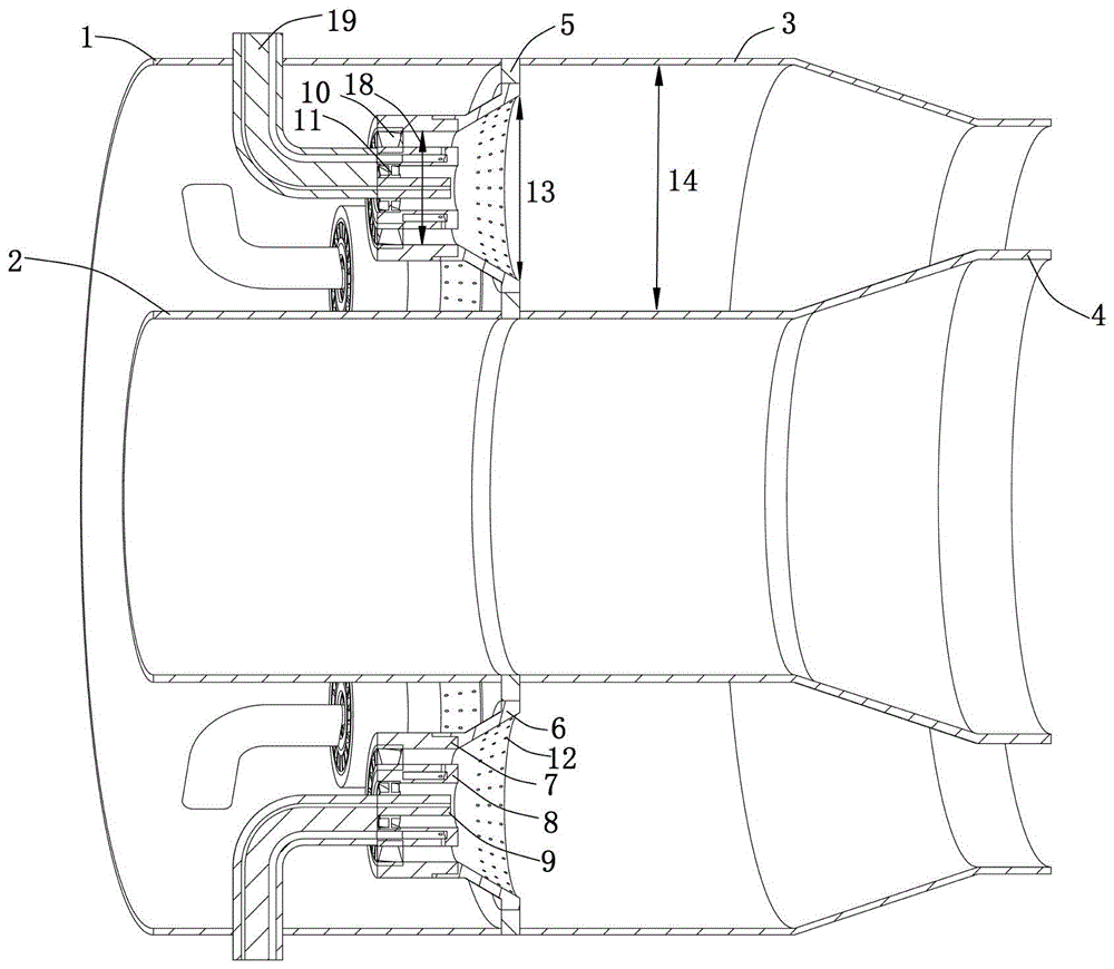 用于抑制燃烧不稳定的燃烧室结构的制作方法