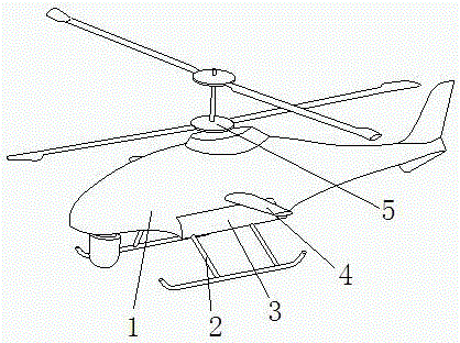 一种共轴双桨加推进型尾桨物流运输无人直升机的制作方法