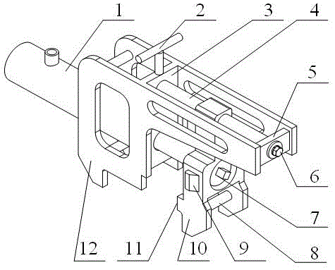 一种变压器铁轭拉带液压收紧装置的制作方法