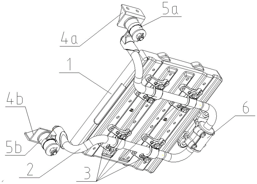 一种商用车后置电瓶用管梁式承载悬置系统的制作方法