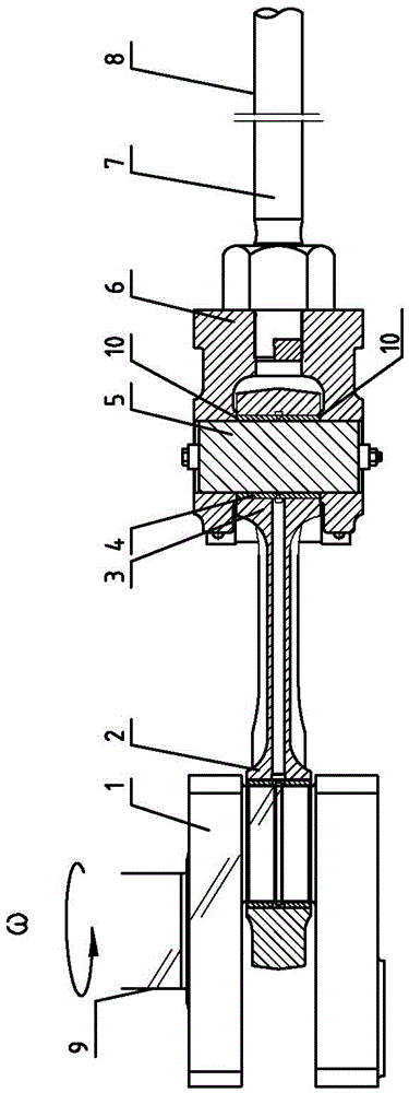 如图1所示,其中5为十字头销,6为十字头体,7为活塞杆,8为填料摩擦面