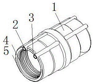 侧接柱式电熔管件的制作方法