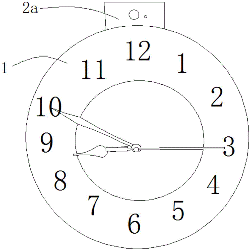 一种光敏人体感应智控夜光挂钟的制作方法