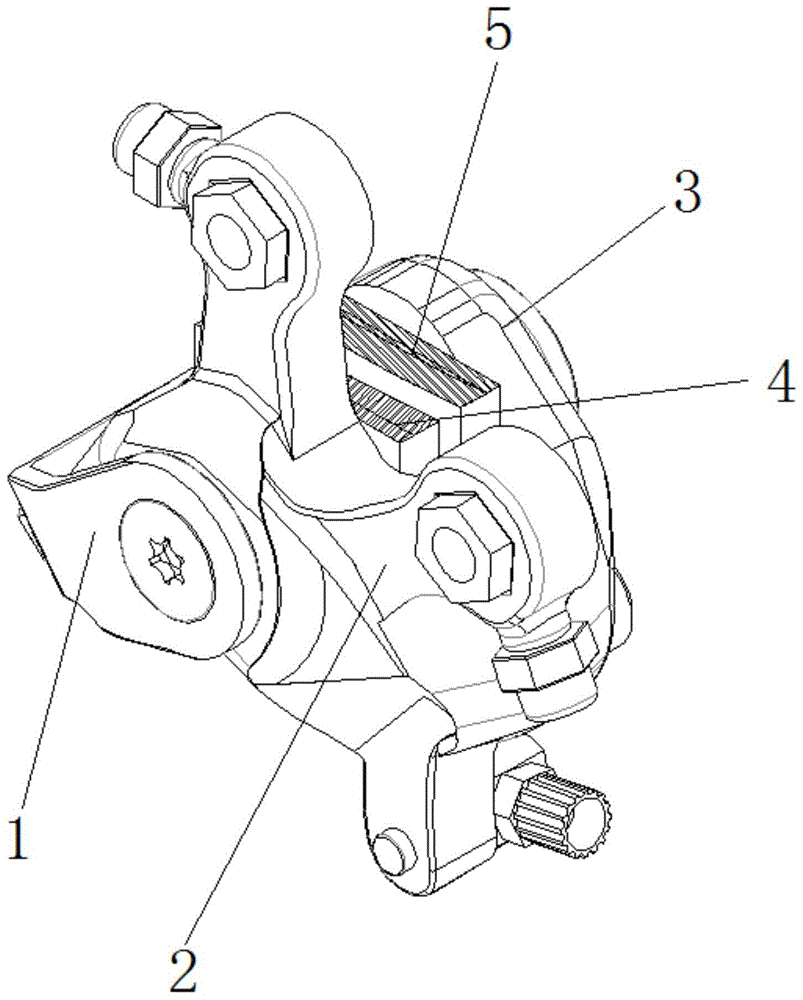 一种适用于国标电动二轮车的对置活塞机械碟刹的制作方法