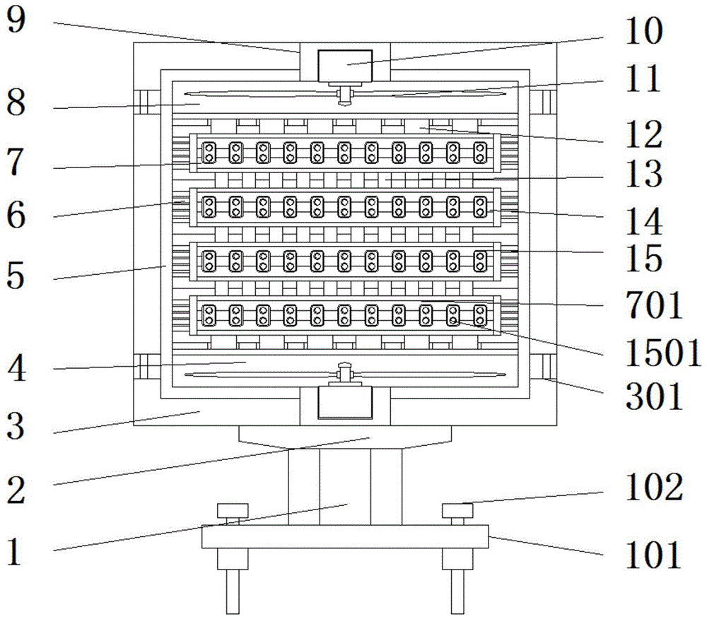 一种高光强航空障碍灯的制作方法