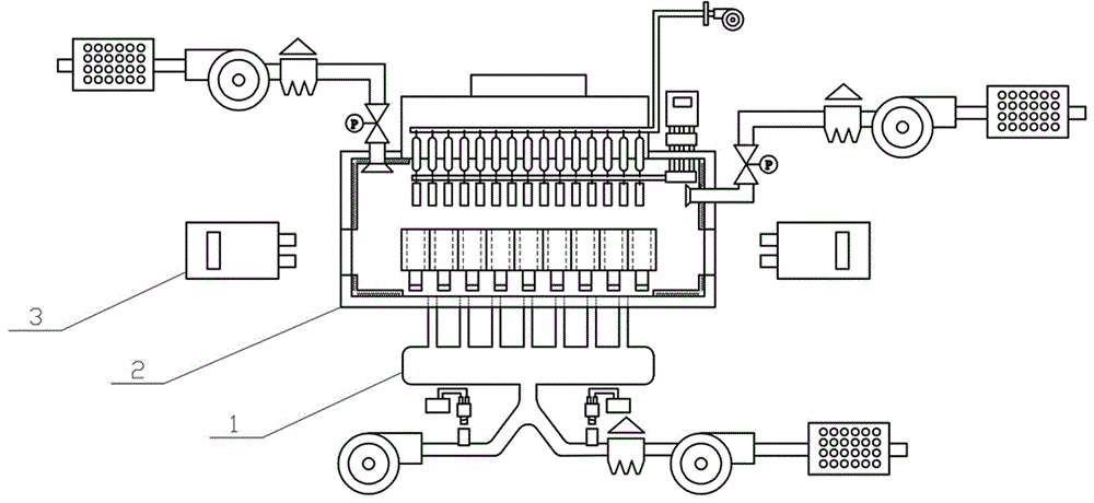 一种带式焙烧机用篦条热膨胀测试系统及其测试方法与流程