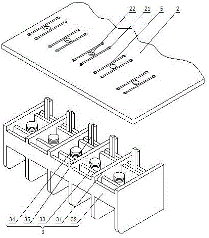 插座与线路板的连接机构的制作方法