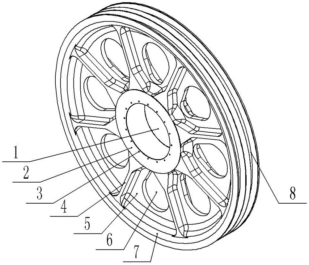 一种用于重型起重机械的钢丝绳导向滑轮的制作方法