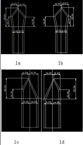 一种人的3倍大右上颌尖牙蜡牙雕刻模具的制作方法