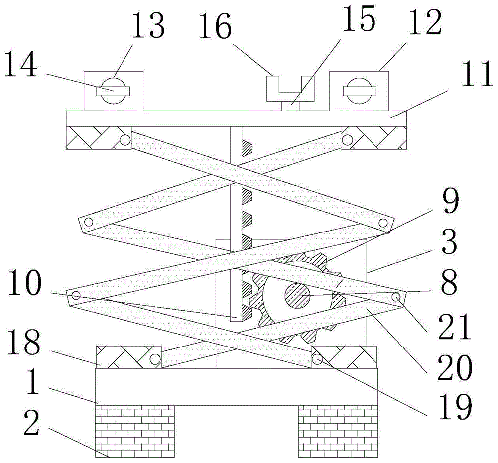 一种轨道客车不锈钢焊接的托架的制作方法