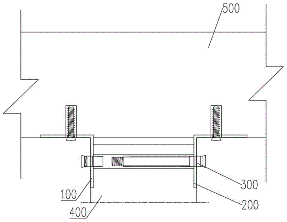 装配式建筑内隔墙板安装组件的制作方法