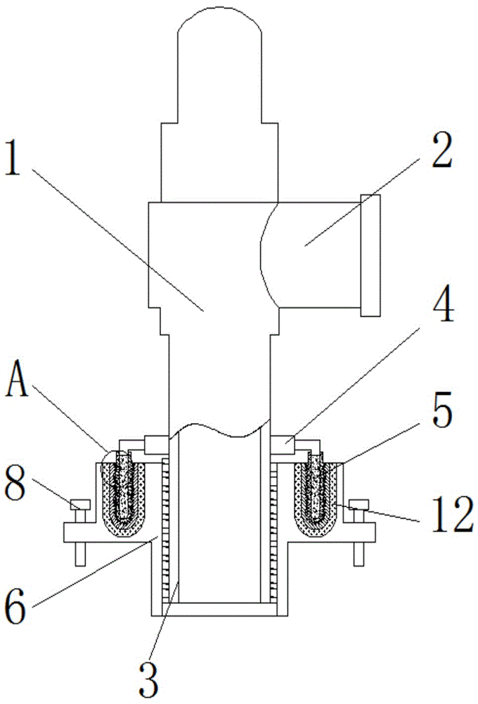 一种便于安装固定的锅炉压力容器用泄压阀的制作方法