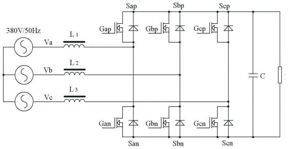 一种单周期三相六开关功率因数校正PWM调制器的制作方法