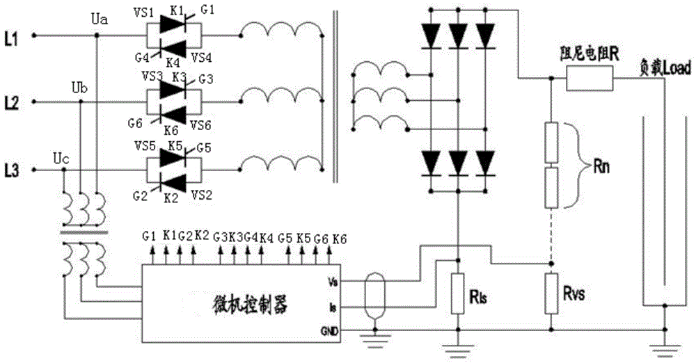 一种电除尘用三相直流高压电源间歇供电电路的制作方法