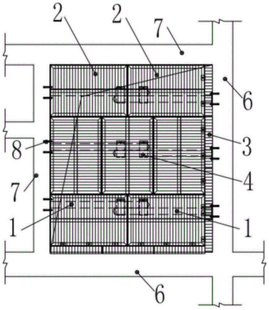 一种建筑物大孔洞安全封闭施工平台的制作方法