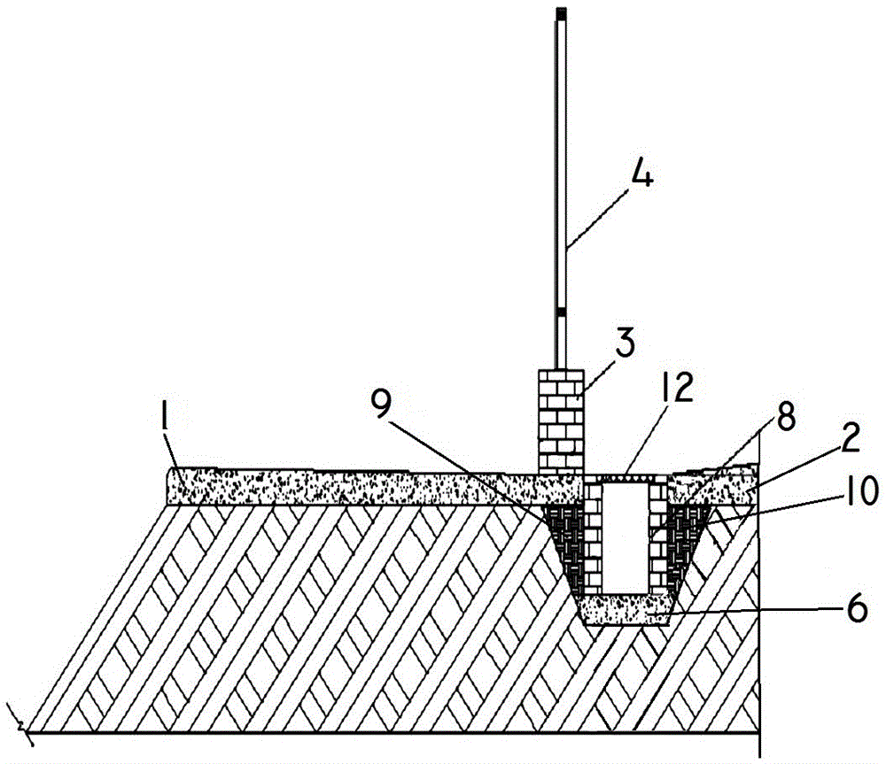 坡顶支护及排水沟结构的制作方法
