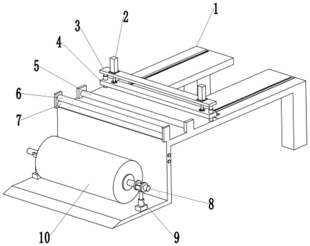 一种包装膜外包装纸的裁剪装置的制作方法