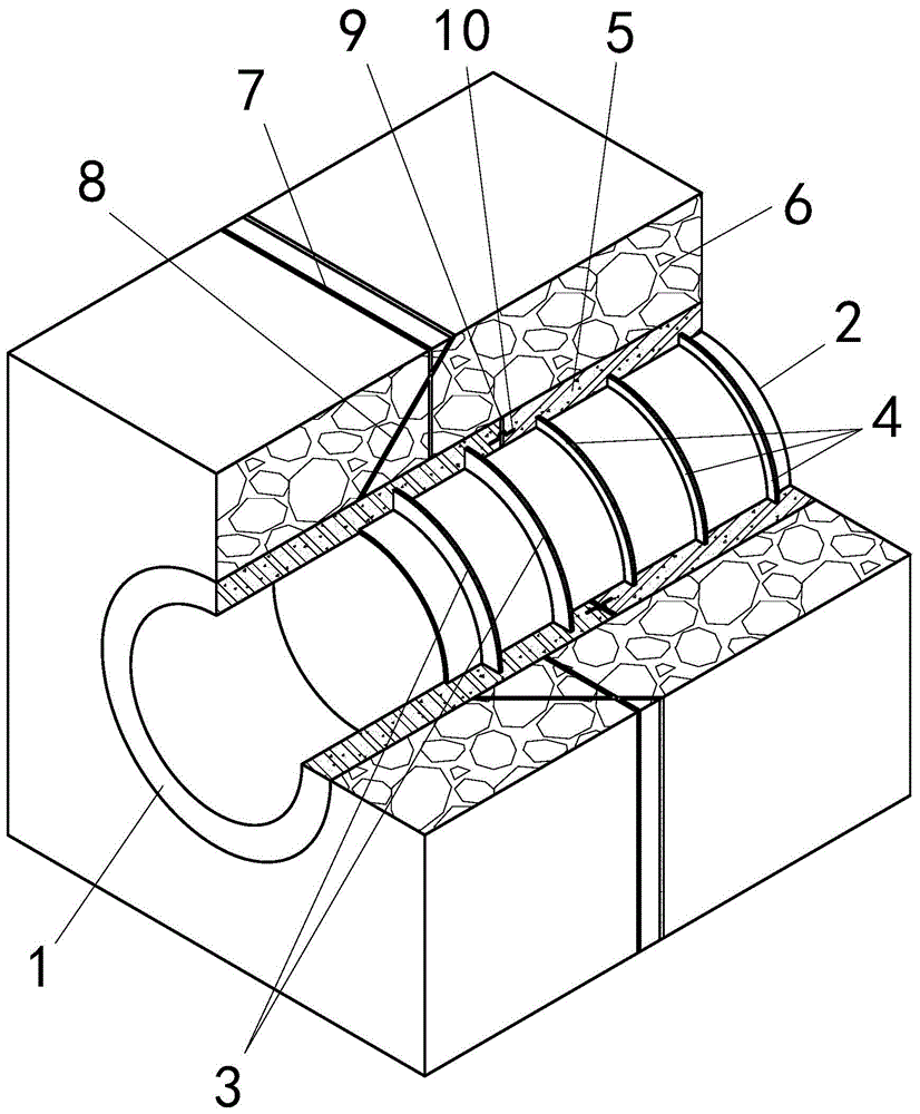一种埋藏式压力钢管的联合阻水结构的制作方法