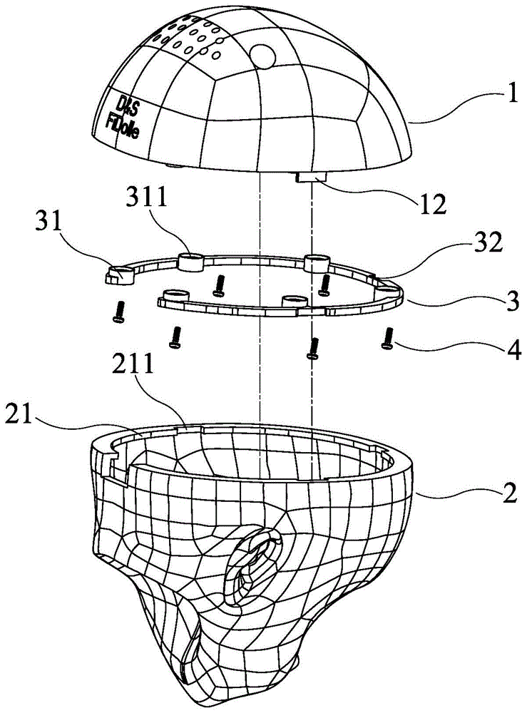 人偶头部外壳结构的制作方法