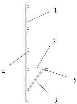 综合管廊电缆支架快速定位固定装置的制作方法