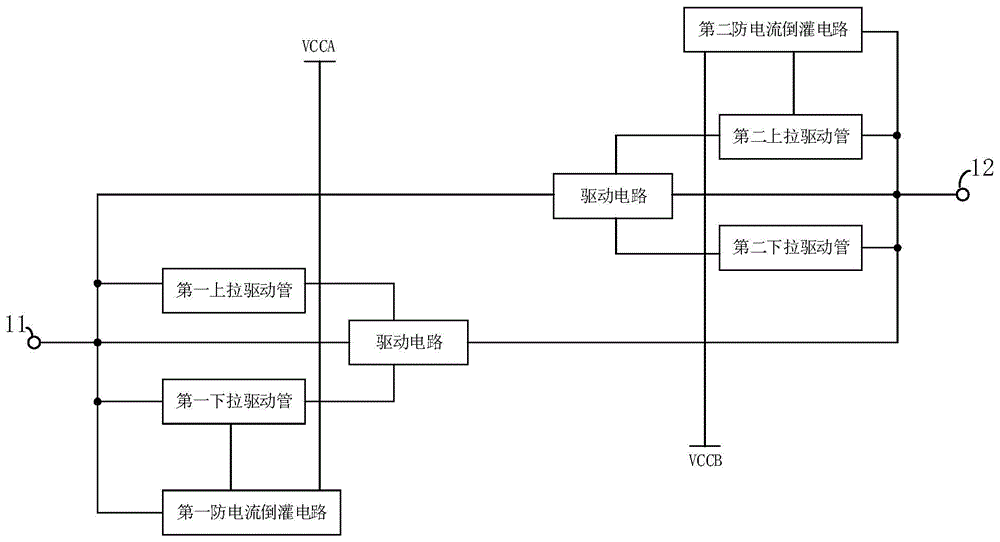 防倒灌电路、双向电平转换器及集成电路的制作方法