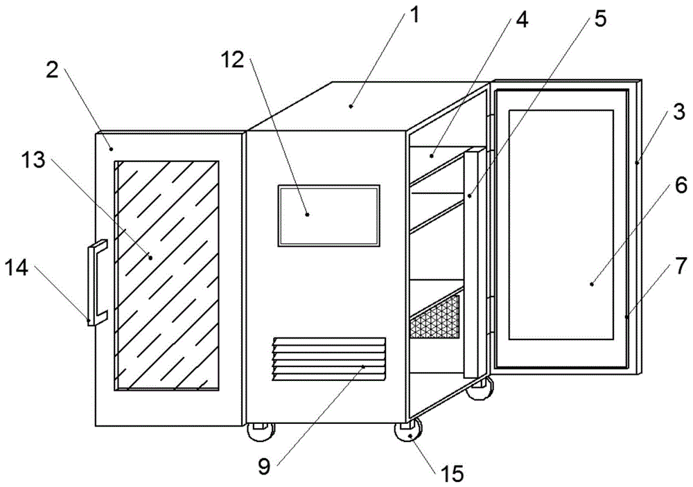一种用于计算机系统的防尘机柜的制作方法