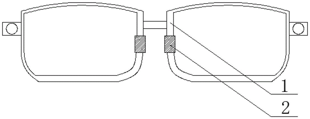 一种具有缓解眼睛疲劳功能的眼镜的制作方法