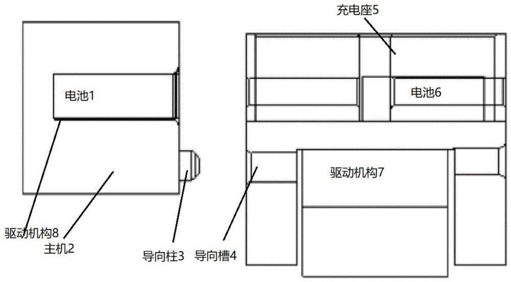 一种移动设备的电池自动更换系统及方法与流程