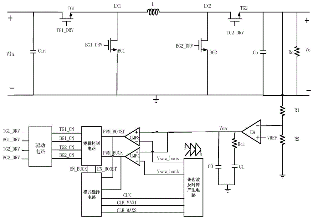 BUCK-BOOST变换器电路及其控制方法与流程