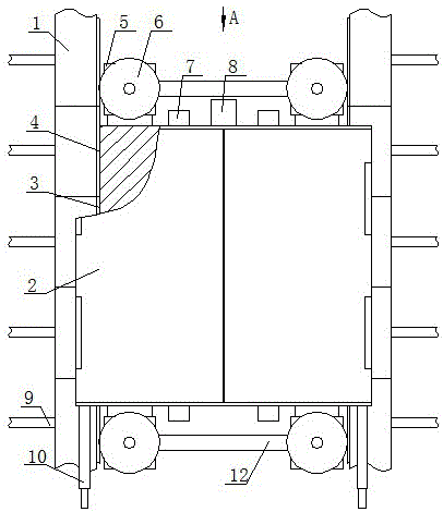 一种高安全性的房屋建筑施工用升降机的制作方法