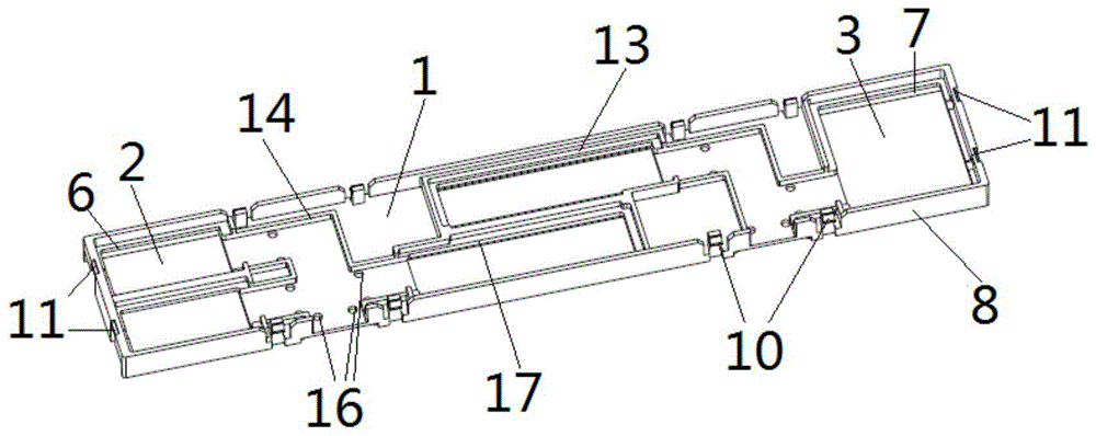 一种电芯模块用线束隔离板结构的制作方法