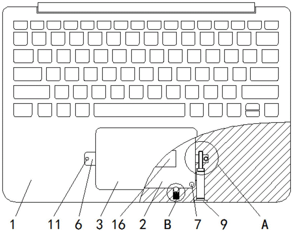 一种便于拆装的笔记本触摸板的制作方法