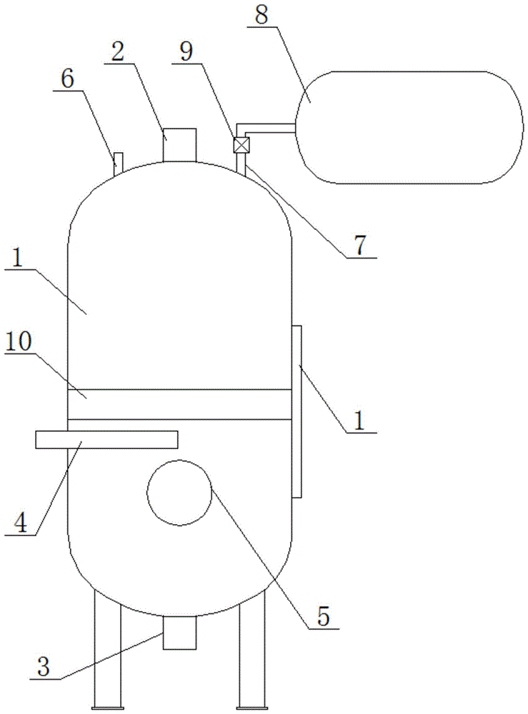 一种氨气缓冲罐的制作方法