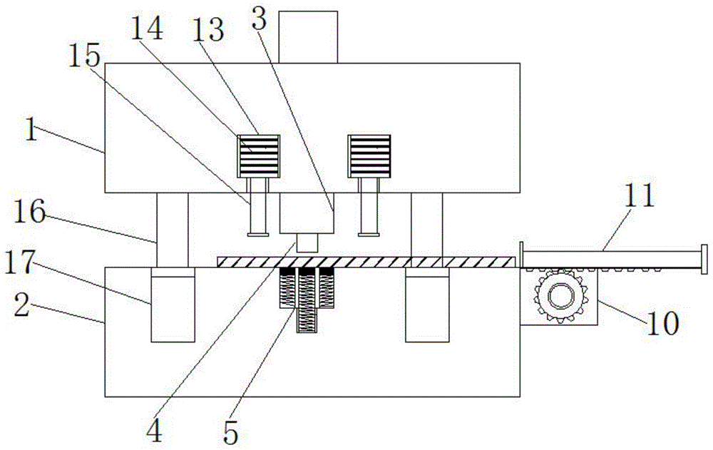 一种汽车钢板落料冲孔模具的制作方法