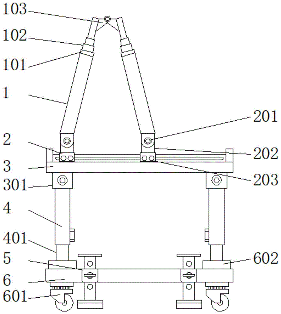 一种电力维修用折叠梯的制作方法
