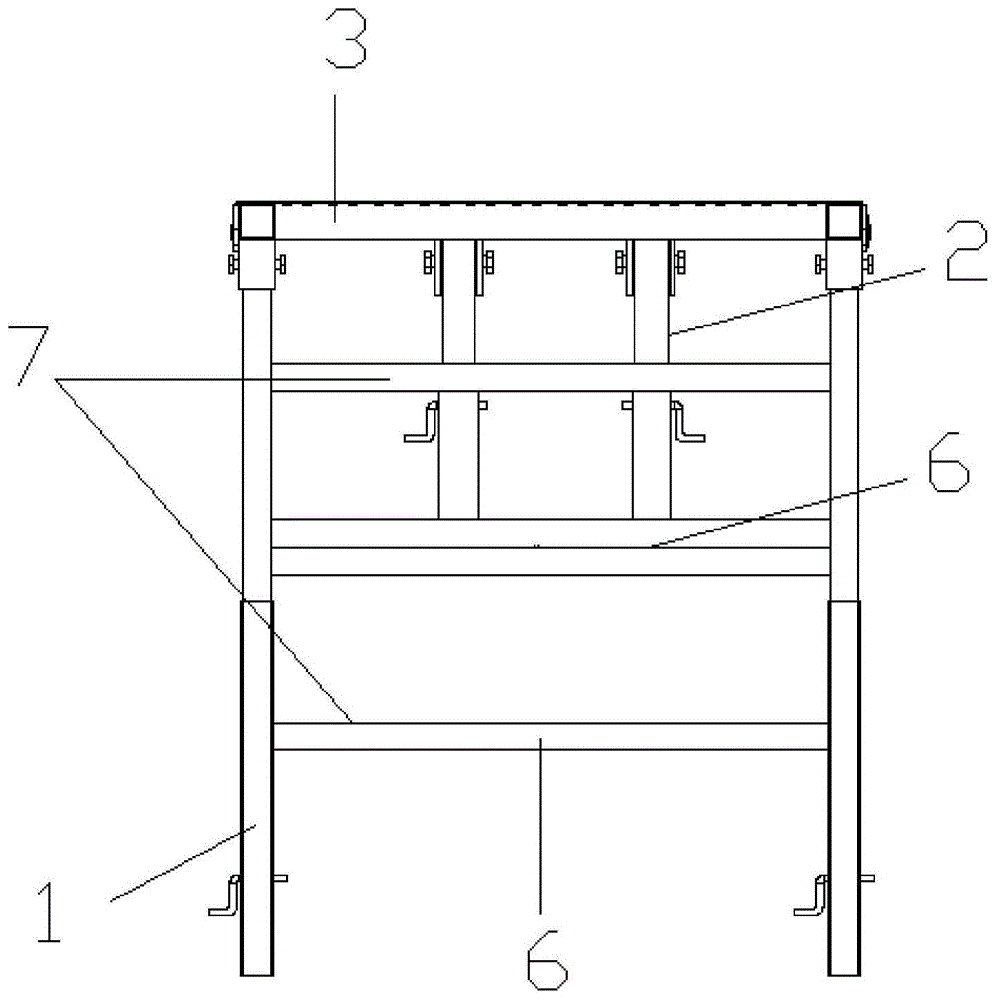 一种建筑施工用的可折叠式马凳的制作方法