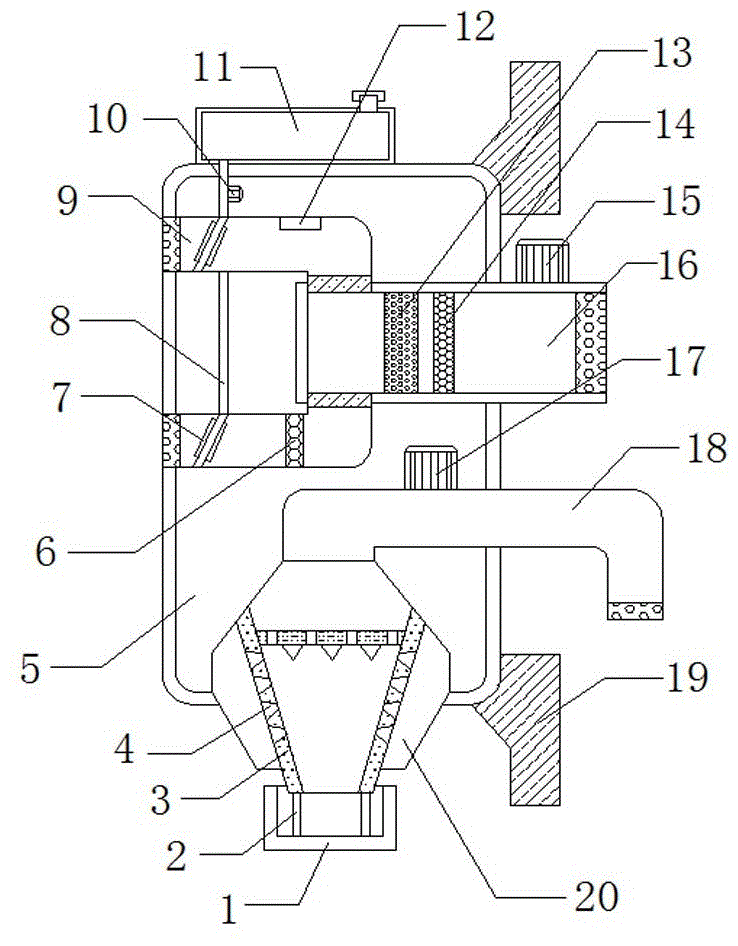 一种厨房空气调节用新风系统的制作方法