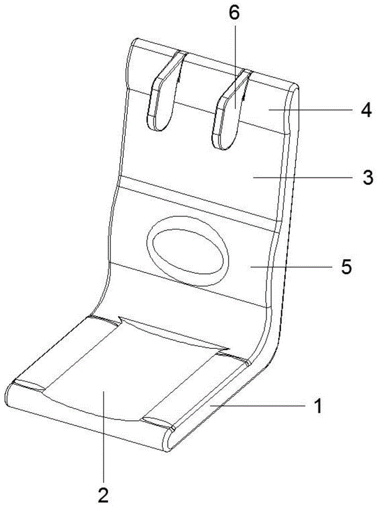 一种动车乘客一体成型板式普通座椅结构的制作方法