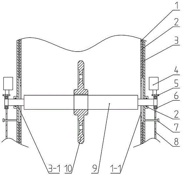 斗式提升机底部链轮装置的制作方法
