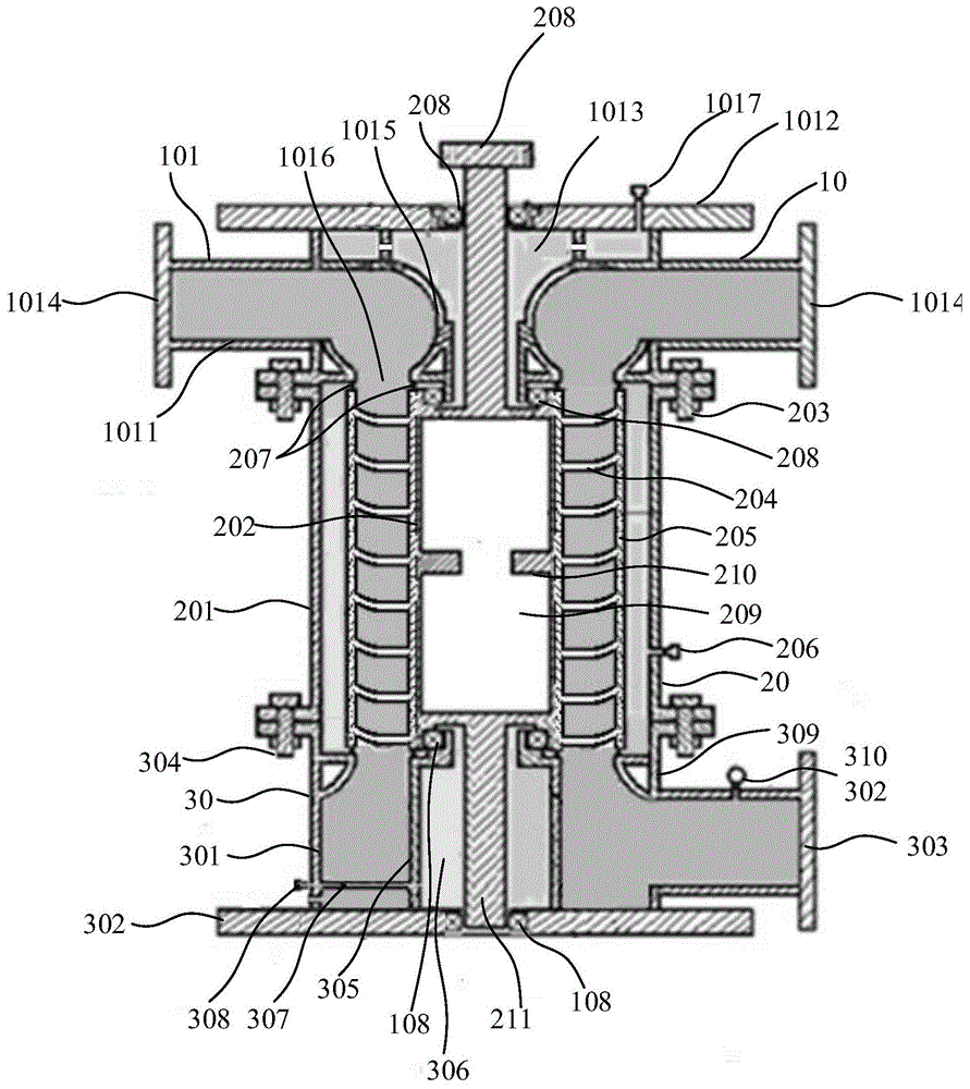 一种螺扇压能水轮机和有源线性矩阵式水电站的制作方法